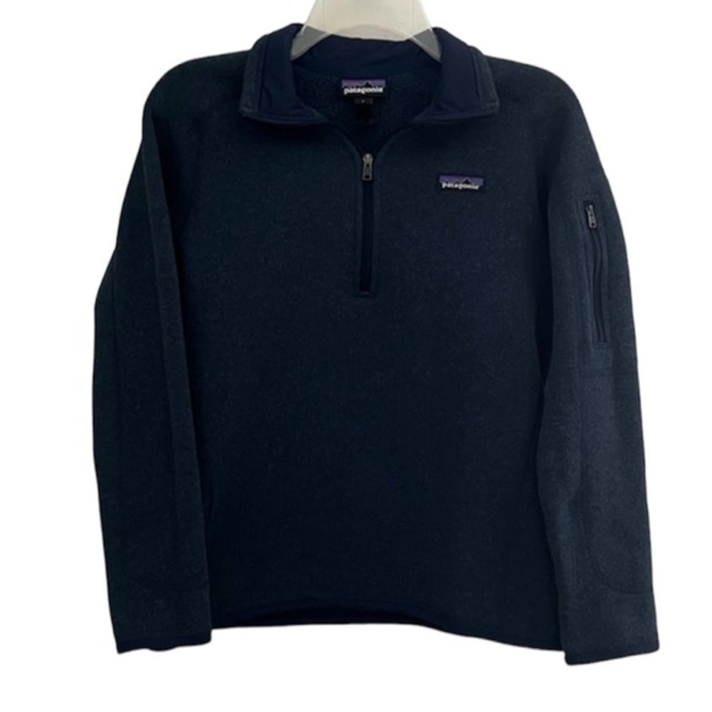 Patagonia Navy Blue Better Sweater Quarter Zip Fleece